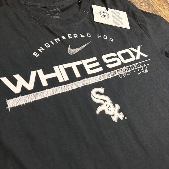 NWT Nike‎ Chicago White Sox Men's Large T-Shirt Tee Black Baseball MLB CWS - Picture 2 of 4